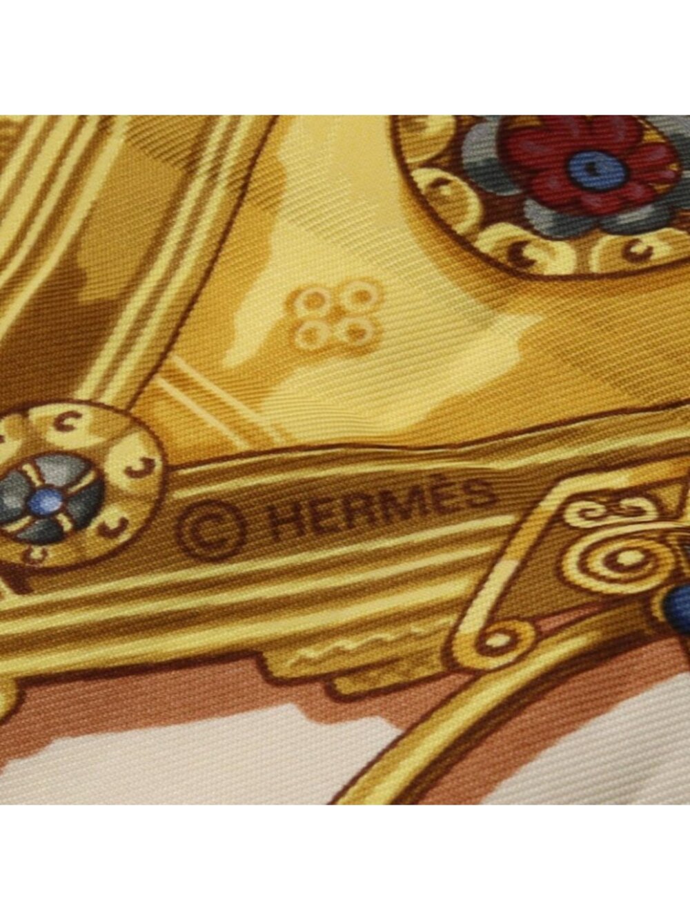 Hermes Scarf Carre 90 Parures Des Sables Silk - Picture 2 of 8